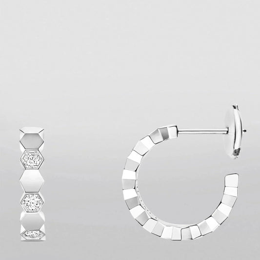 [Solara Jewelry] Hohl-Design Vierblättriges Kleeblatt Blume Form Ring