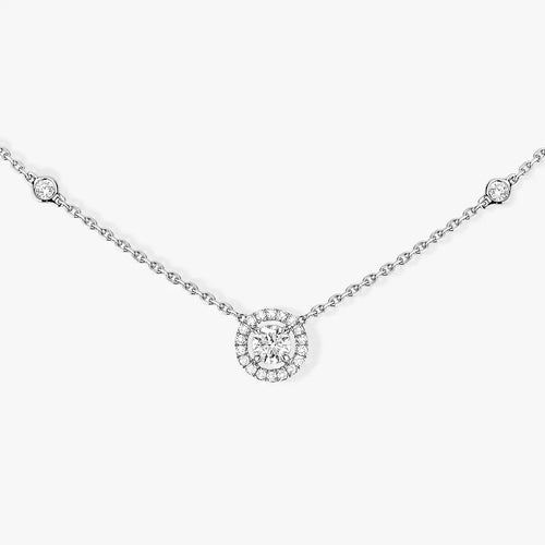 [Solara Jewelry]Diamond Necklace 0,20ct Brilliant Shape Joy