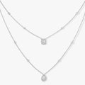 [Solara jewelry]ダイヤモンドネックレス マイ ツイン 2ロウズ