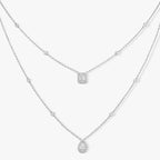 [Solara jewelry]ダイヤモンドネックレス マイ ツイン 2ロウズ
