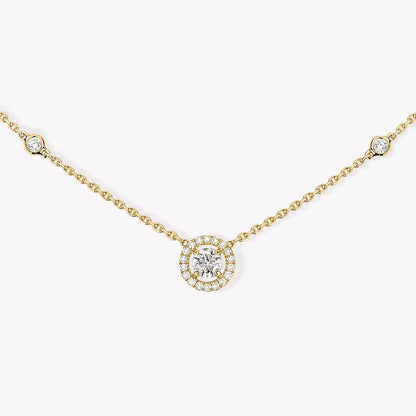 [Solara Jewelry]Diamond Necklace 0,20ct Brilliant Shape Joy