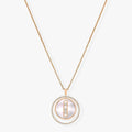 [Solara jewelry]LUCKY MOVE MM NACRE BLANCHE DIAMOND NECKLACE