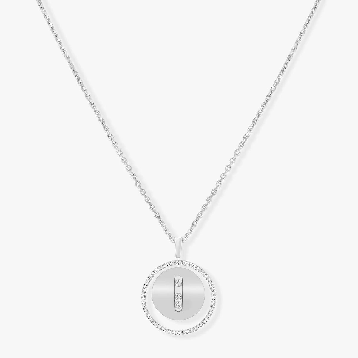 [Solara jewelry]ラッキー ムーブ MM シルバーダイヤモンド ネックレス