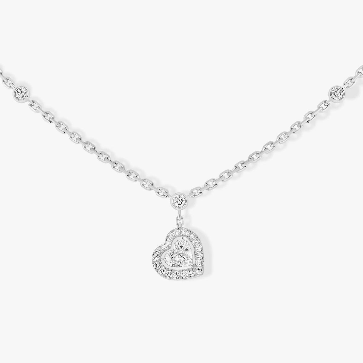 [Solara jewelry]ジョイハートダイヤモンドネックレス