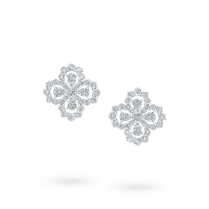 [Solara Jewelry ]LOOP-OHRRINGE MIT KOMPLETTEM MOTIV, DIAMANT, 16 MM