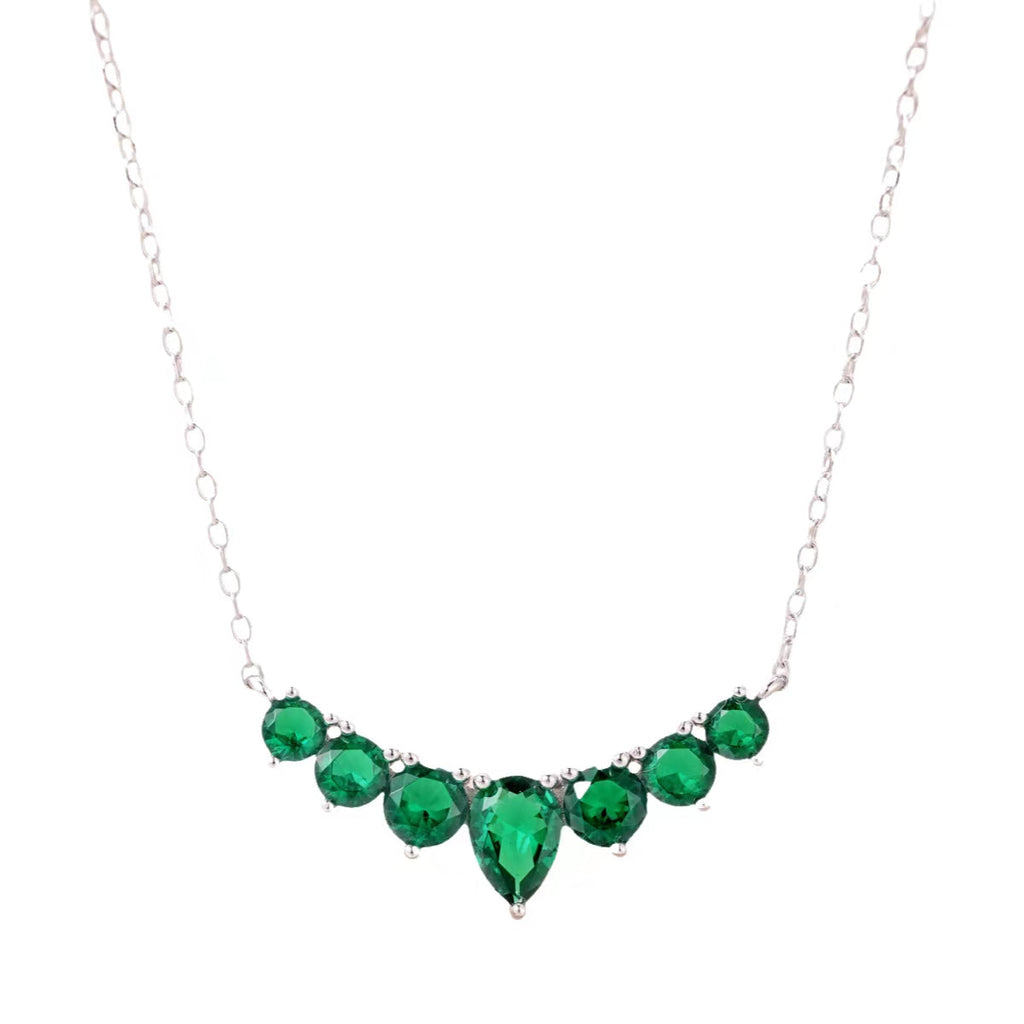 [Solara Jewelry ]可憐なカラフルハートネックレス