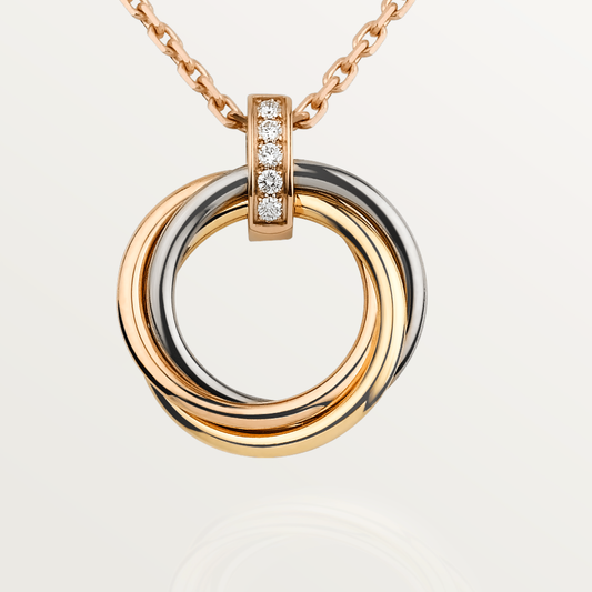 [Solara Jewelry ]トリニティ ネックレス ゴールド ダイヤモンド