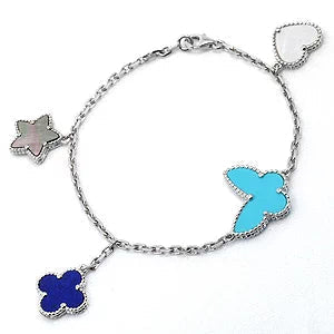 [Solara Jewelry ]LUCKY SPRING SILVER BRACELET 4モチーフ