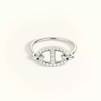 [Solara Jewelry ]RONDE SMALL SILVER DIAMOND RING