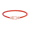 [Solara Jewelry ]FORCE 10 HALB DIAMANT ROTGOLD ROTES CORDERI GROSSES UND MITTLERES MODELL