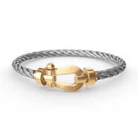 [Solara Jewelry ]FORCE LARGE HORSESHOE NO DIAMOND BRACELET GOLD