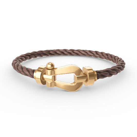 [Solara Jewelry ]FORCE ラージ ホースシュー ノー ダイヤモンド ブレスレット ゴールド
