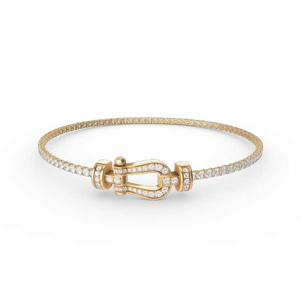 [Solara Jewelry ]FORCE HUFEISEN DIAMANT TENNISARMREIF