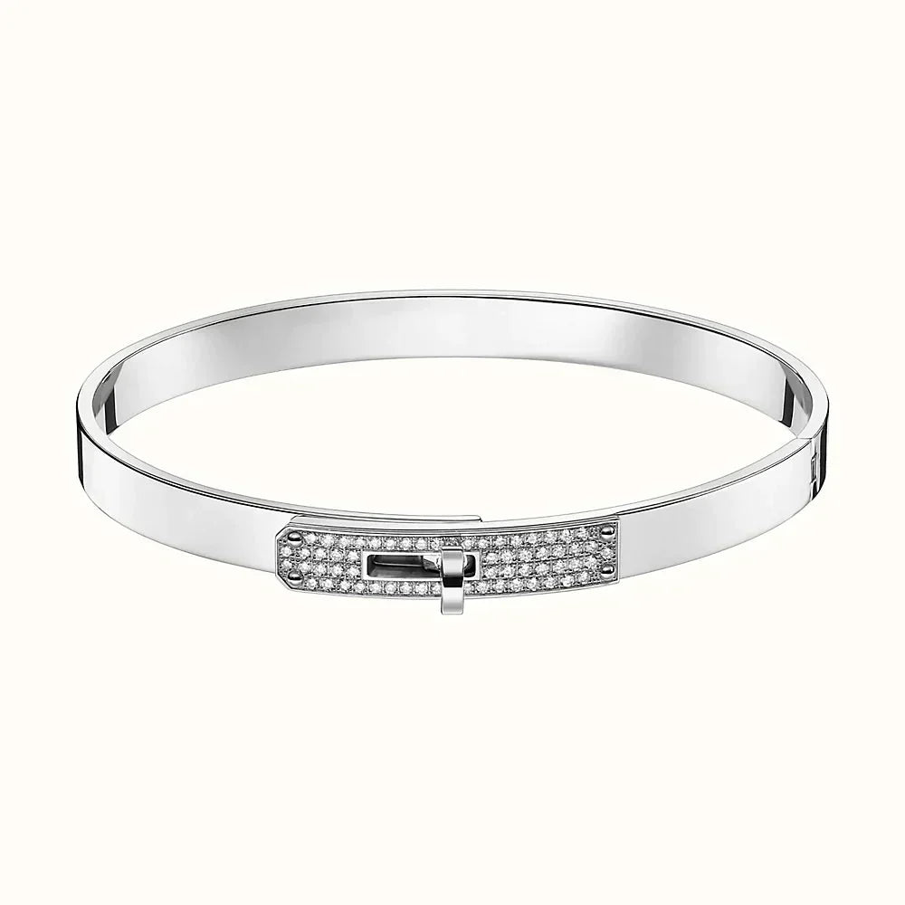 [Solara Jewelry ]KELLY SILBER DIAMANT ARMREIF