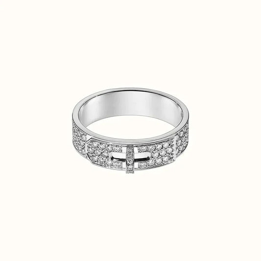 [Solara Jewelry ]KELLY SILBER DIAMANTRING