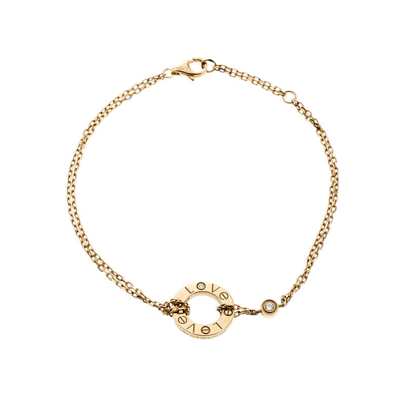 [Solara Jewelry ]LOVE BRACELET 2 DIAMOND