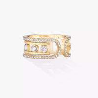 [Solara jewelry]Move 10th Diamond Ring in Gold