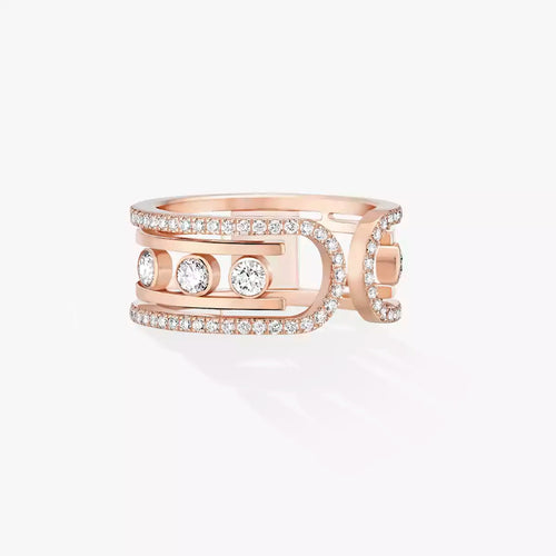 [Solara Jewelry]Move 10th Diamond Ring in Gold