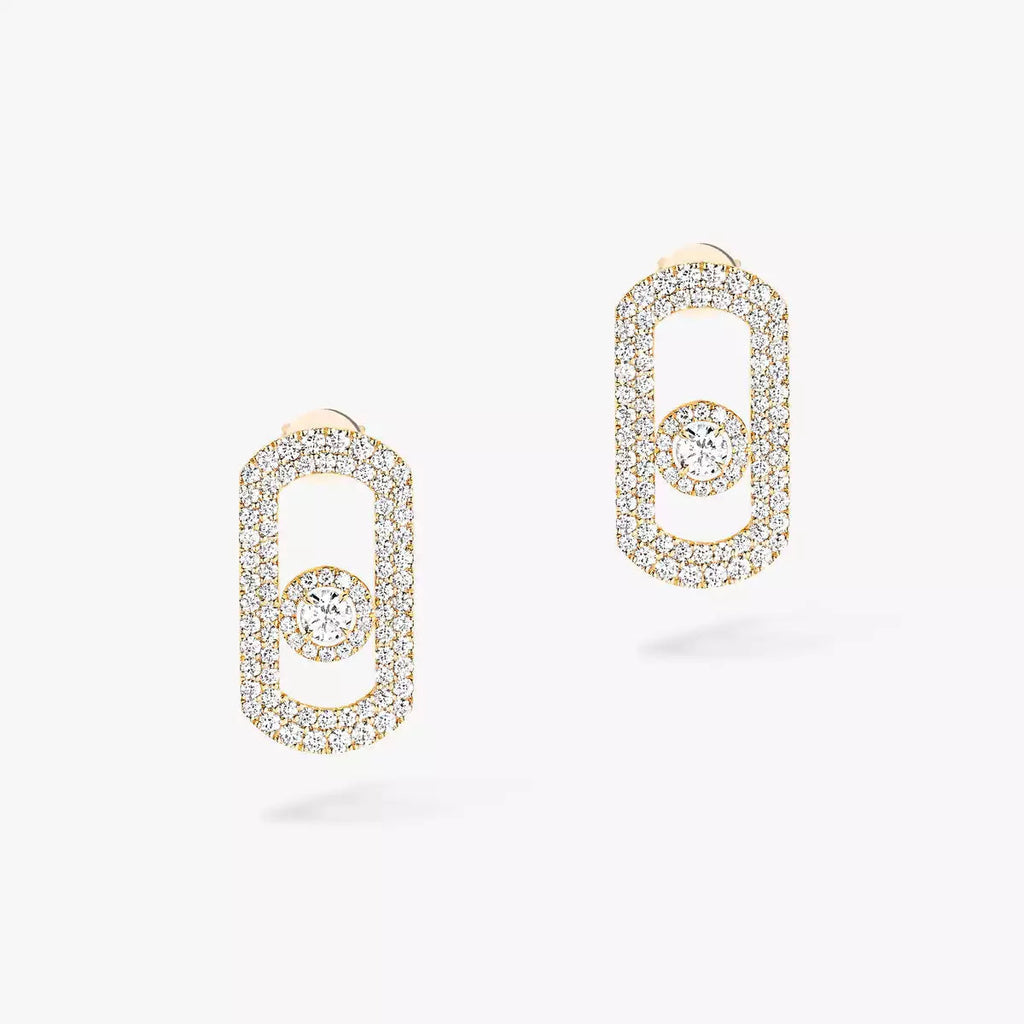 [Solara jewelry]Solaraジュエリー So Move パヴェダイヤモンドピアス シルバー製