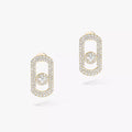 [Solara jewelry]Solaraジュエリー So Move パヴェダイヤモンドピアス シルバー製