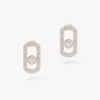 [Solara jewelry]Solaraジュエリー So Move パヴェダイヤモンドピアス シルバー製