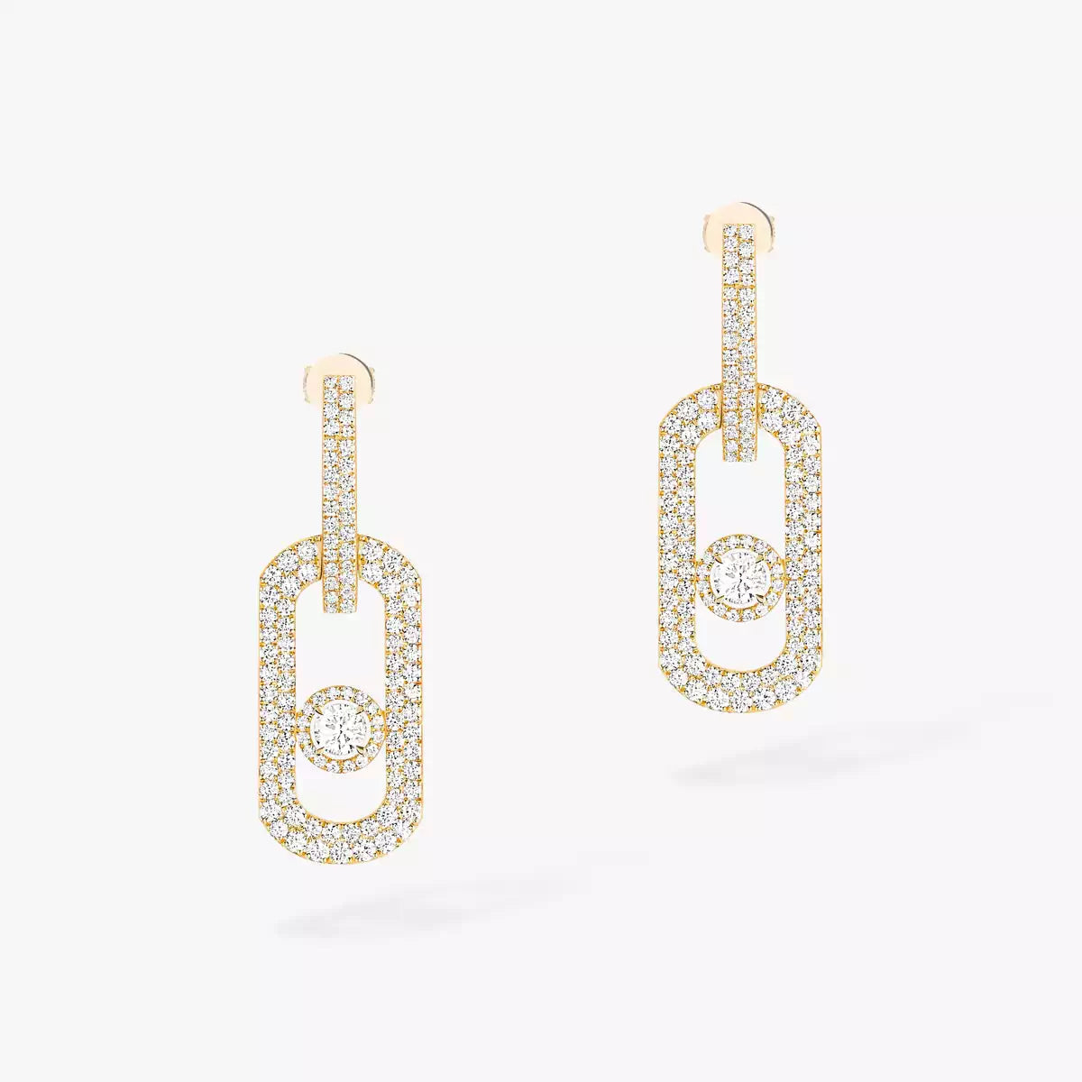 [Solara Schmuck] So Move XL Pavé-Ohrhänger mit Diamanten