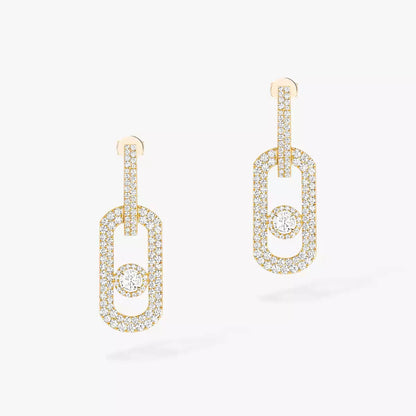 [Solara Schmuck] So Move XL Pavé-Ohrhänger mit Diamanten