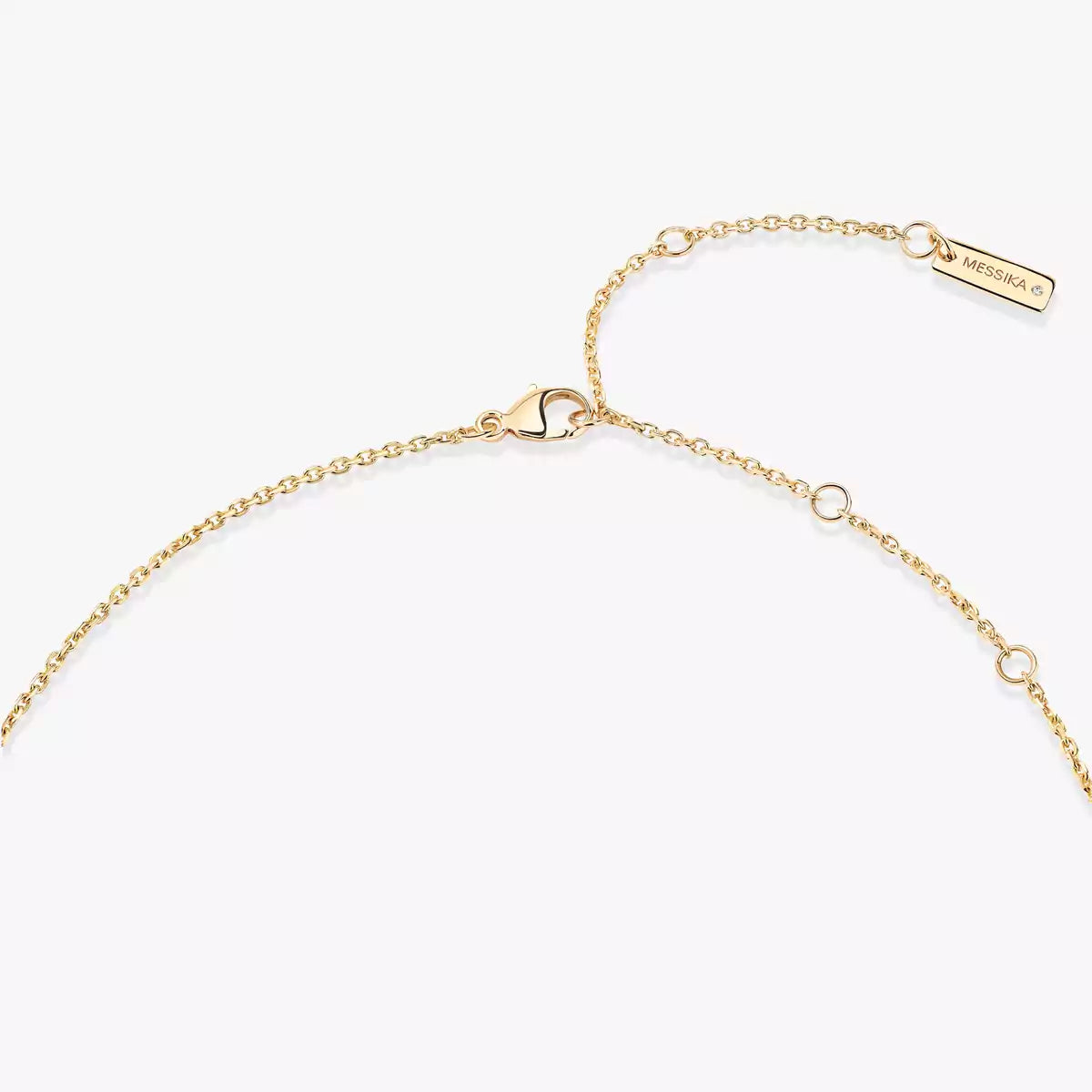 [Solara Jewelry]Lucky Eye Diamond Necklace in Rose Gold and Turquoise