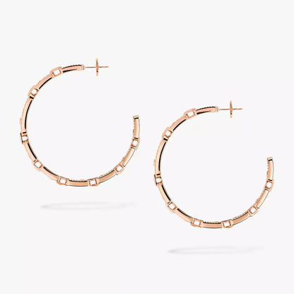 [[Solara Schmuck]Move Link Diamond Creolen