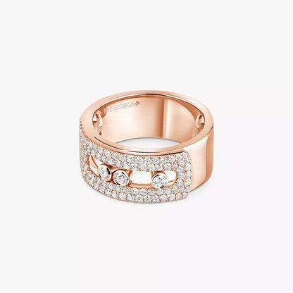 [Solara Jewelry] Move Noa Diamond Pave_ Ring