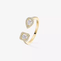 [Solara jewelry]My Twin Toi Gold Diamond Ring
