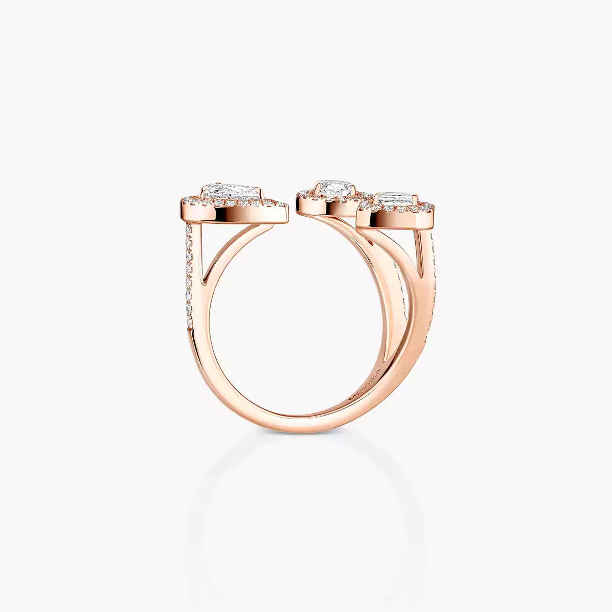 [[Solara jewelry] ダイヤモンドリング 0,25ct マイ・ツイン・トリロジー