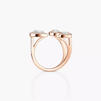 [[Solara jewelry] ダイヤモンドリング 0,25ct マイ・ツイン・トリロジー