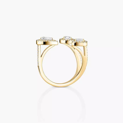 [[Solara jewelry] ダイヤモンドリング 0,25ct マイ・ツイン・トリロジー