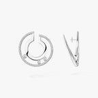 [Solara jewelry]Romane kleine Diamant-Creolen