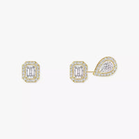 [Solara jewelry]Diamond Earrings 0,10ct My Twin 1+2
