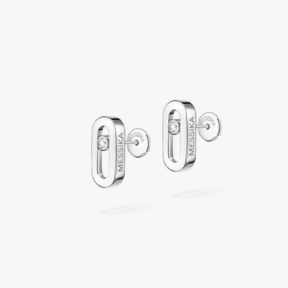 [Solara jewelry]Move Uno ダイヤモンドスタッドピアス