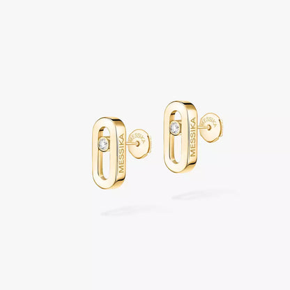 [Solara jewelry]Move Uno ダイヤモンドスタッドピアス