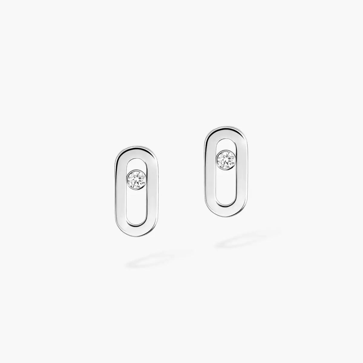 [Solara jewelry]Move Uno ダイヤモンドスタッドピアス