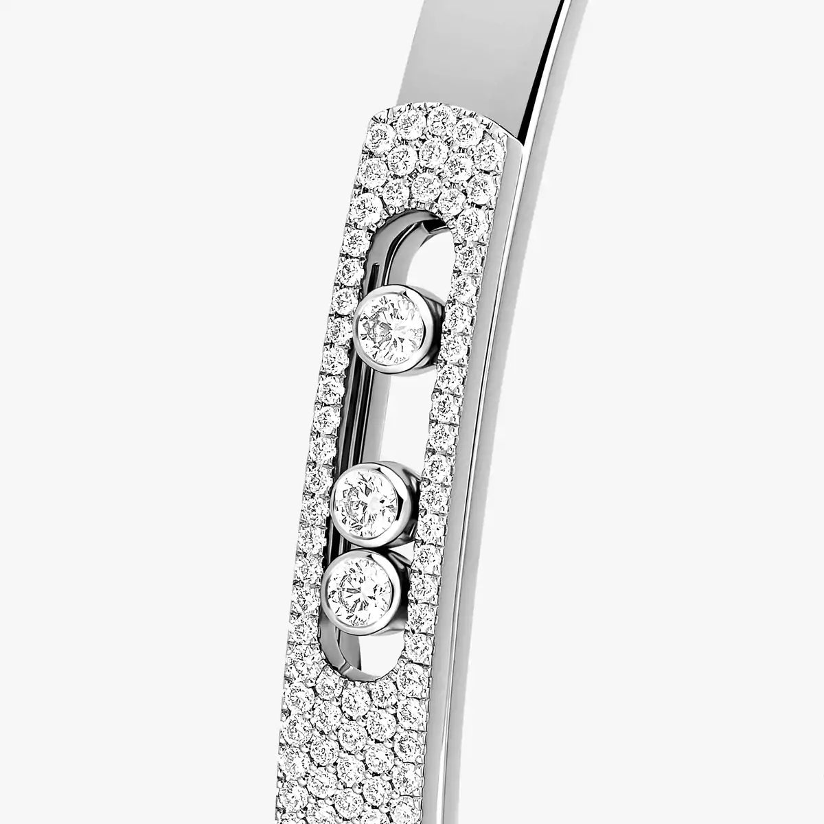[Solara jewelry]ノア ローズゴールド パヴェダイヤモンド バングルブレスレット