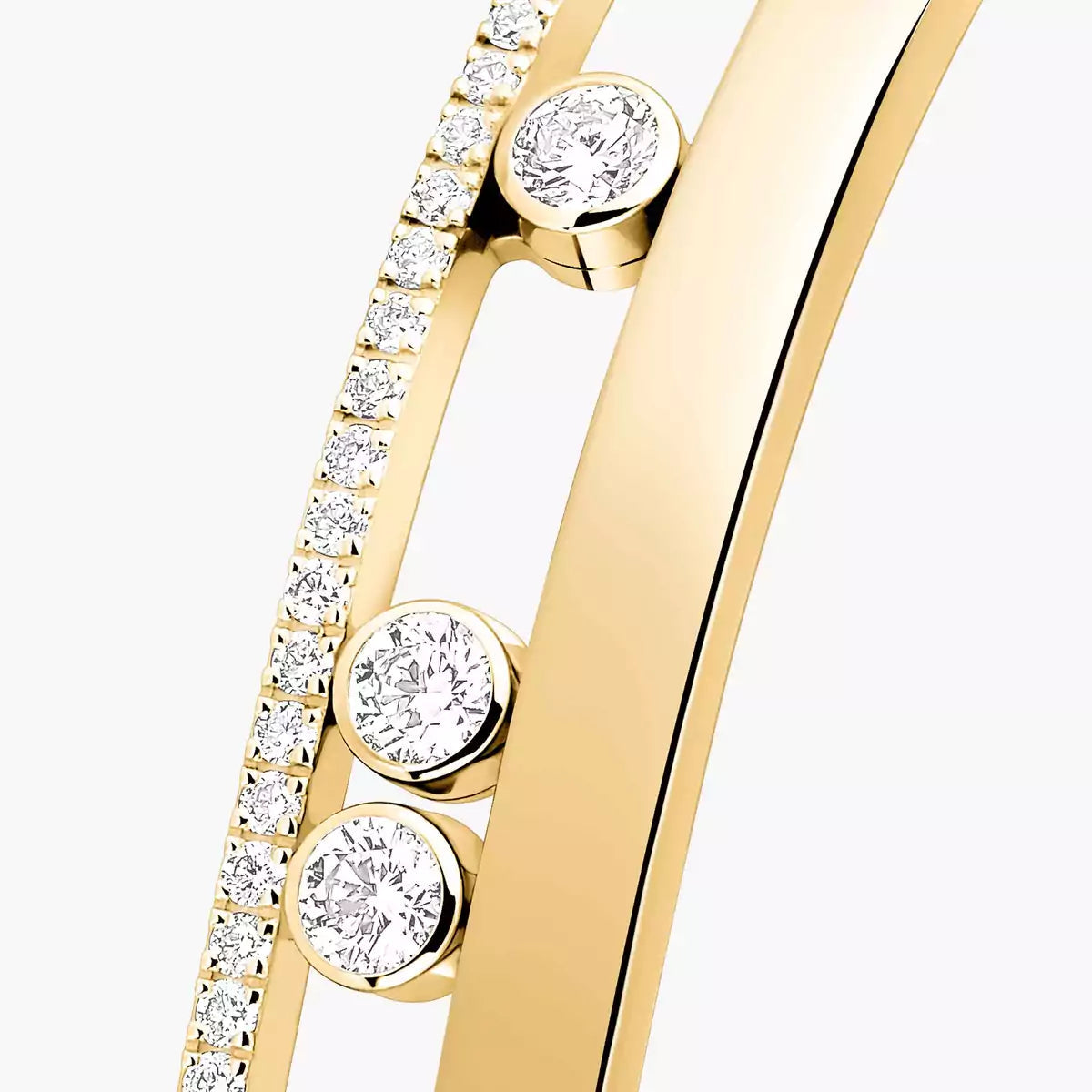 [Solara Jewelry]Move Romane Diamond Bangle Bracelet