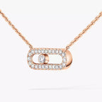 [Solara jewelry]ダイヤモンド ネックレス ムーヴウノ