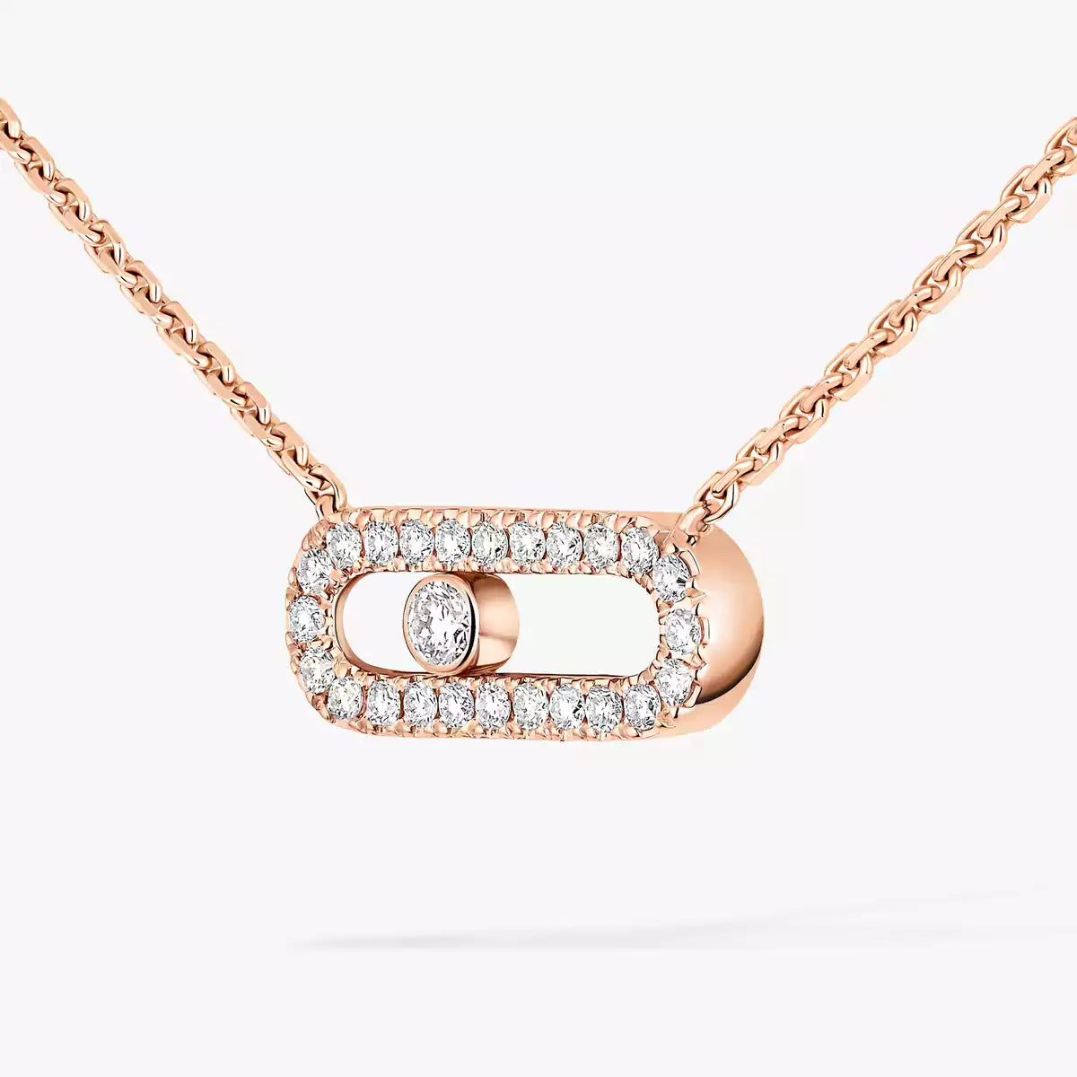 [Solara jewelry]ダイヤモンド ネックレス ムーヴウノ