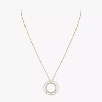 [Solara jewelry]Move Romane Long Pave_-Set Diamond Necklace