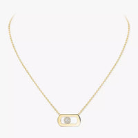 [Solara jewelry]So Move Diamond Necklace in Gold