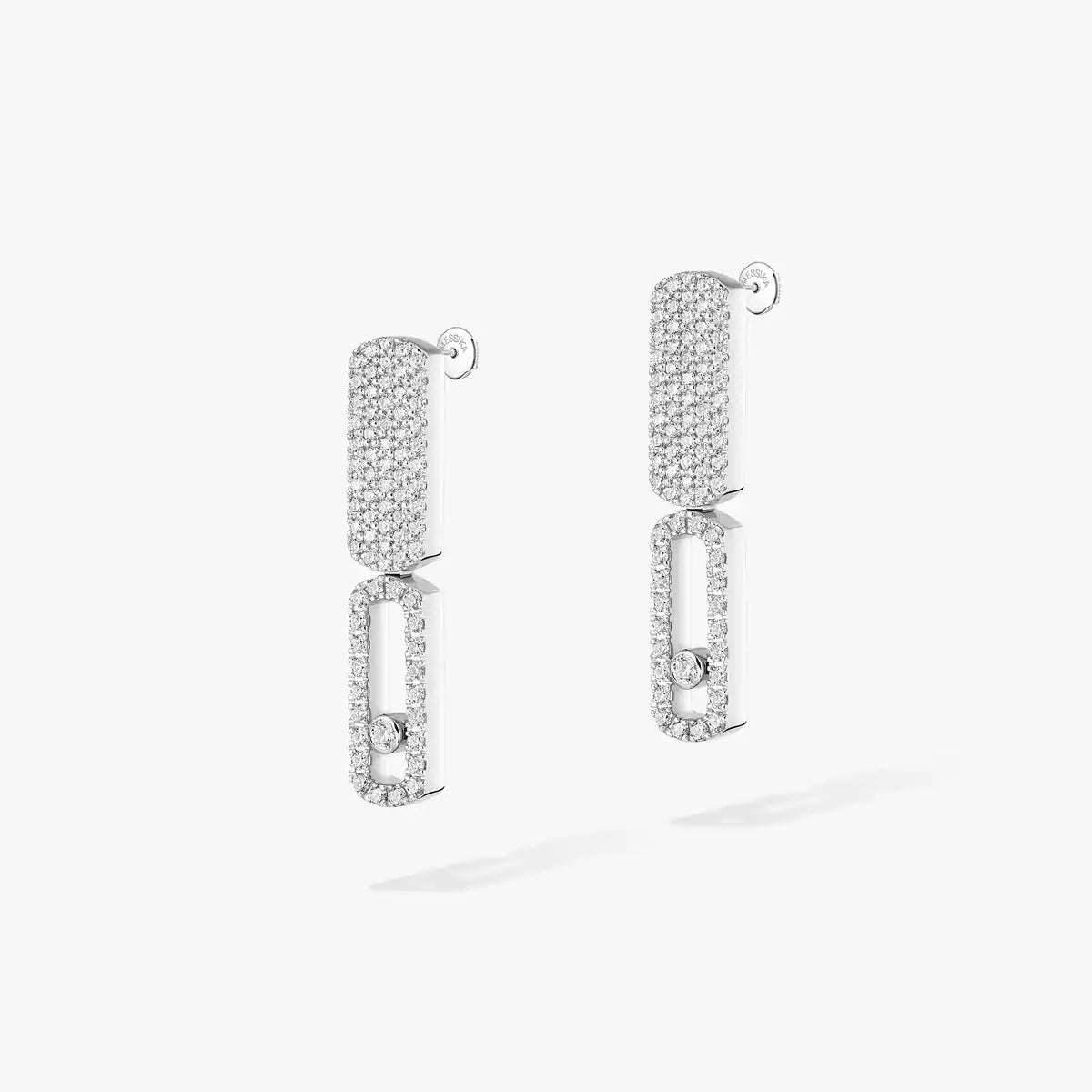 [Solara jewelry]Imperial Move SM Diamant-Ohrringe