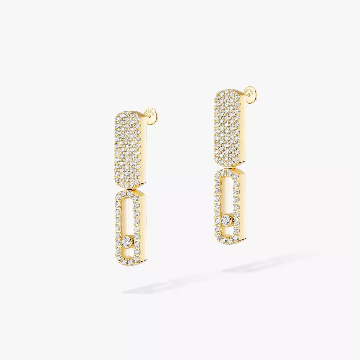 [Solara jewelry]Imperial Move SM Diamant-Ohrringe