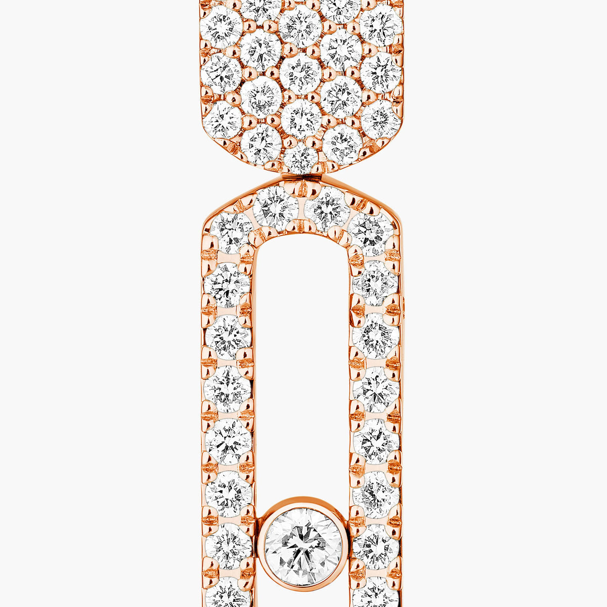 [Solara jewelry]Imperial Move SM Diamant-Ohrringe
