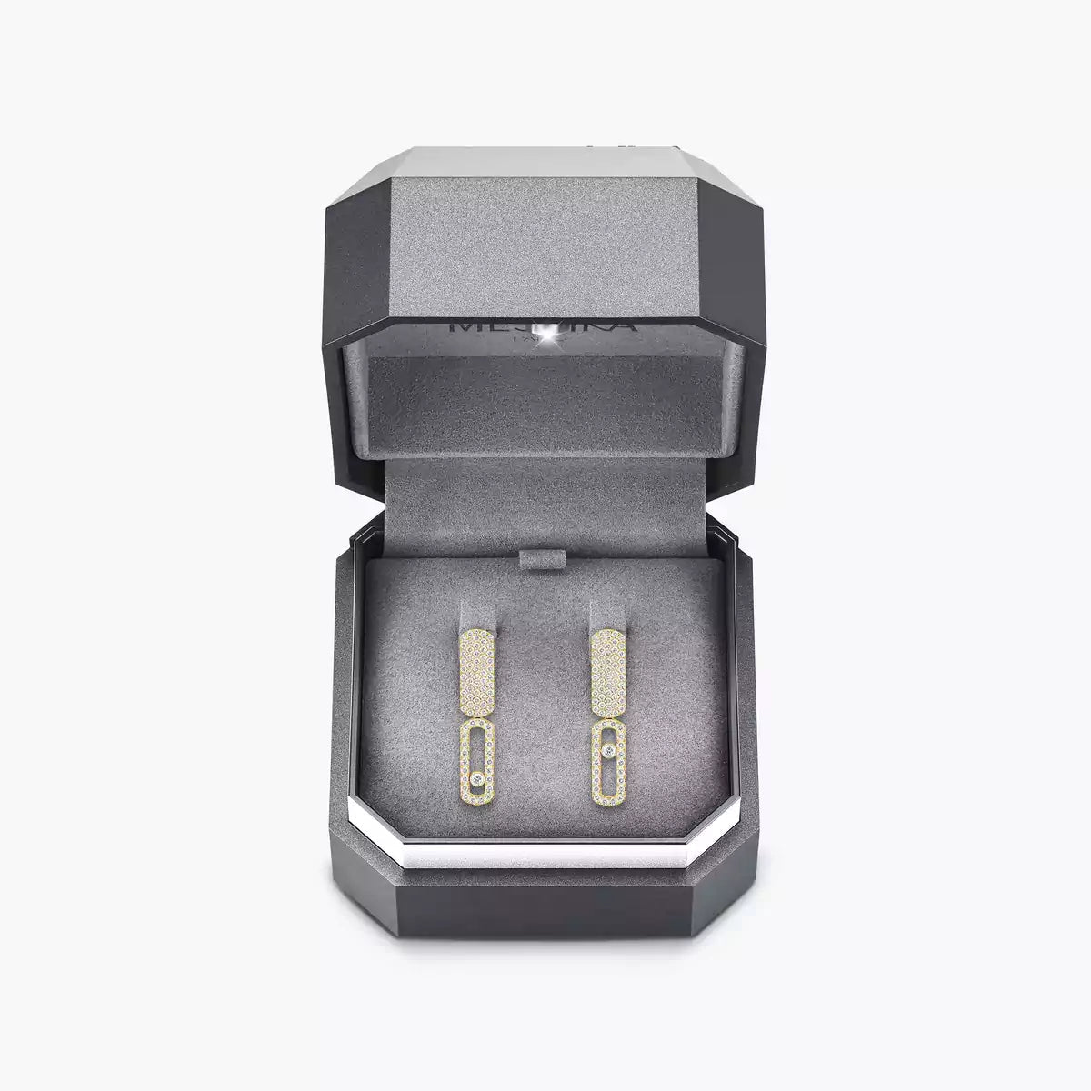[Solara jewelry]Imperial Move SM Diamant-Ohrringe