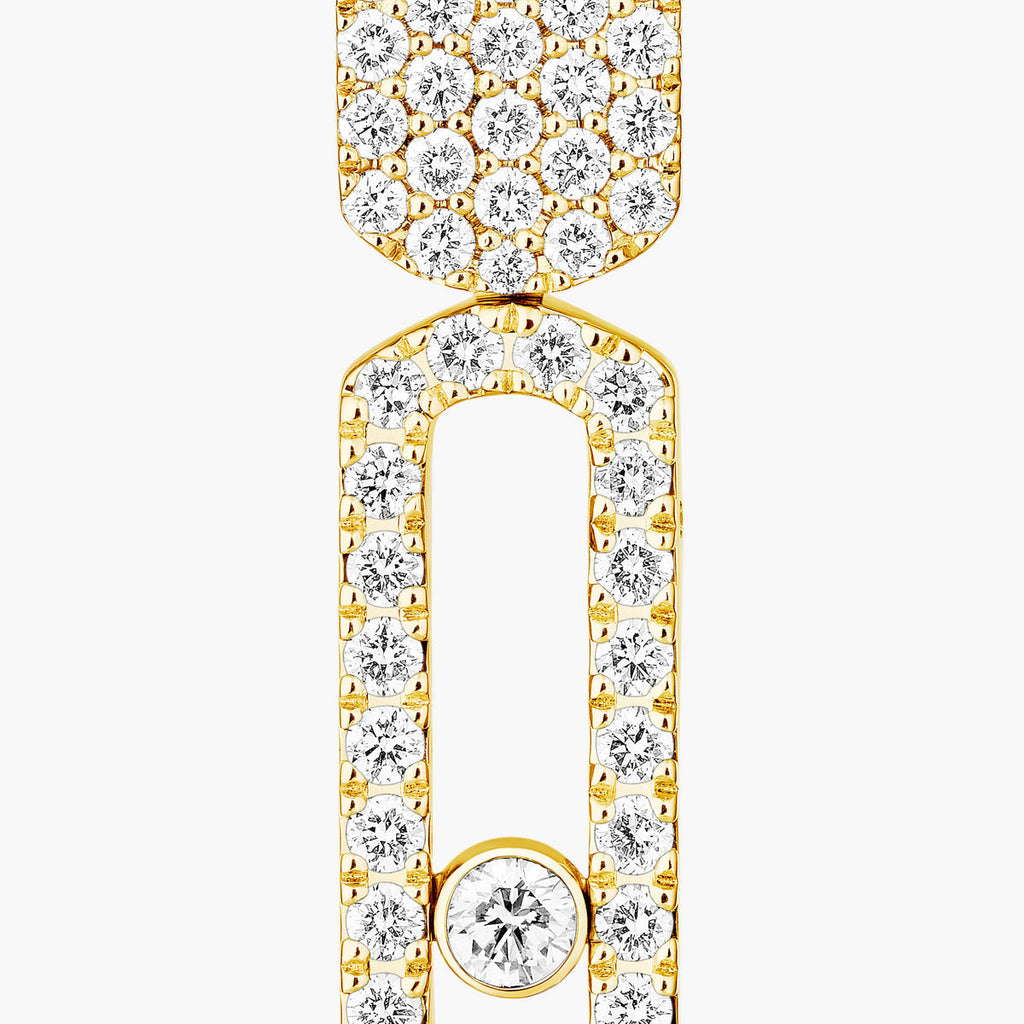 [Solara jewelry]Imperial Move SM Diamant-Ohrringe